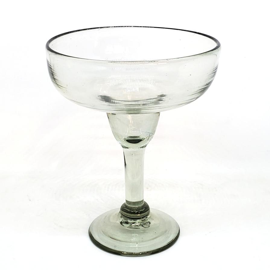 New Items / Clear 14 oz Large Margarita Glasses (set of 6) / For the margarita lover, these enjoyable large sized margarita glasses are individually hand blown and crafted.